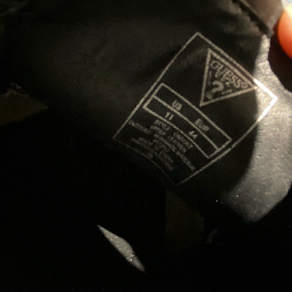 NWT Mens Guess Dress Shoe, Color Black Medium Width Size 11 - Picture 10 of 11